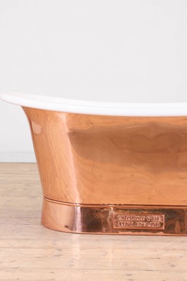 Lot 648 - A copper bathtub by Catchpole & Rye