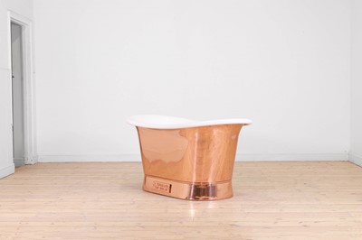 Lot 648 - A copper bathtub by Catchpole & Rye