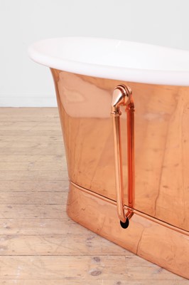Lot 648 - A copper bathtub by Catchpole & Rye