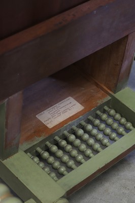 Lot 73 - An Aesthetic Movement mahogany desk