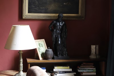 Lot 11 - An imitation bronze model of the Farnese Hercules