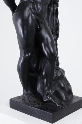 Lot 11 - An imitation bronze model of the Farnese Hercules