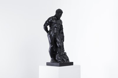 Lot 11 - An imitation bronze model of the Farnese Hercules