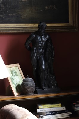 Lot 11 - An imitation bronze model of the Farnese Hercules