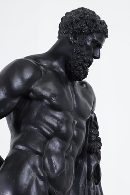 Lot 11 - An imitation bronze model of the Farnese Hercules