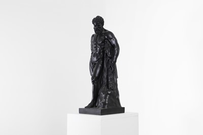 Lot 11 - An imitation bronze model of the Farnese Hercules