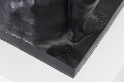 Lot 11 - An imitation bronze model of the Farnese Hercules