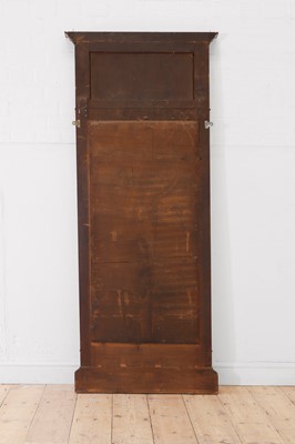 Lot 33 - A Northern European mahogany pier mirror