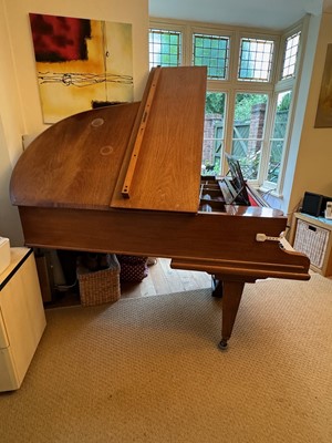 Lot 514 - A Bechstein mahogany baby grand piano