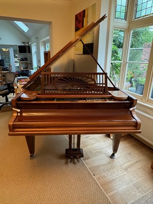 Lot 514 - A Bechstein mahogany baby grand piano