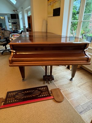Lot 514 - A Bechstein mahogany baby grand piano
