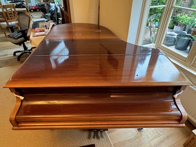 Lot 514 - A Bechstein mahogany baby grand piano