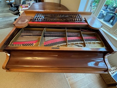 Lot 514 - A Bechstein mahogany baby grand piano