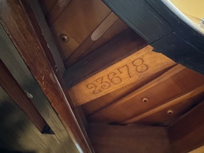 Lot 514 - A Bechstein mahogany baby grand piano