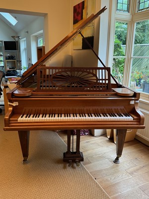 Lot 514 - A Bechstein mahogany baby grand piano