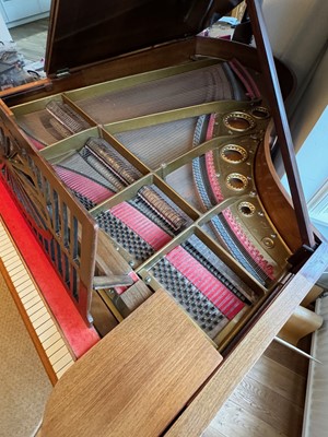 Lot 514 - A Bechstein mahogany baby grand piano