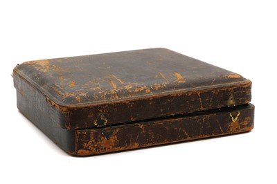 Lot 29 - A cased silver dressing table set