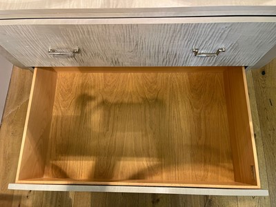 Lot 80 - A grey sycamore 'Fitzgerald' cocktail cabinet by Nina Campbell