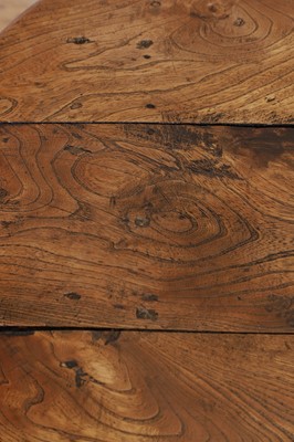 Lot 71 - A provincial elm kitchen table