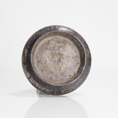 Lot 215 - An Indian Bidri ware bottle vase