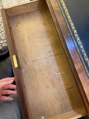 Lot 120 - A George III-style mahogany partners' desk