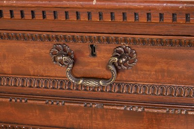 Lot 120 - A George III-style mahogany partners' desk