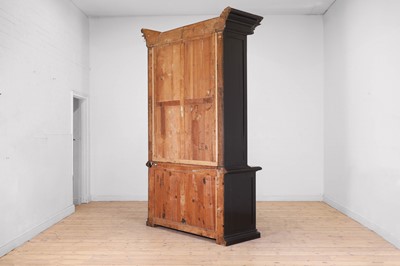 Lot 202 - A pair of ebonised wooden library bookcases