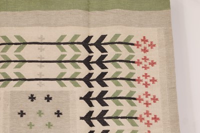 Lot 68 - A Swedish röllakan-style wool carpet