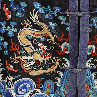 Lot 185 - A Chinese embroidered xiapei vest