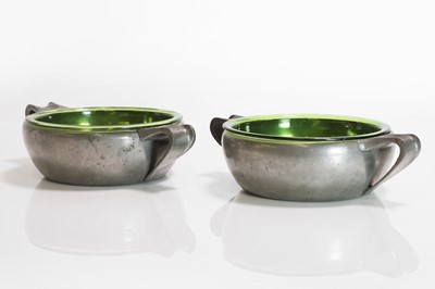 Lot 28 - A pair of Liberty & Co. Tudric pewter bowls