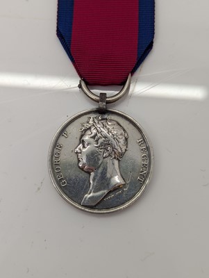 Lot 454 - A Waterloo medal
