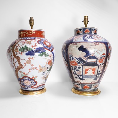 Lot 262 - Two Japanese Imari vases