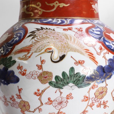 Lot 262 - Two Japanese Imari vases