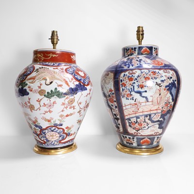 Lot 262 - Two Japanese Imari vases