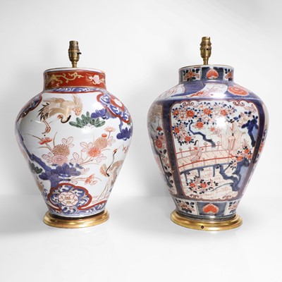 Lot 262 - Two Japanese Imari vases