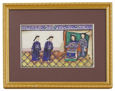 Lot 200 - A collection of twelve Chinese pith paper paintings