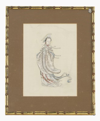 Lot 199 - A collection of six Chinese gouache paintings