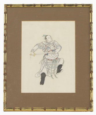 Lot 199 - A collection of six Chinese gouache paintings