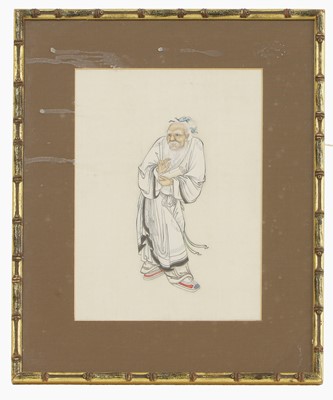 Lot 199 - A collection of six Chinese gouache paintings