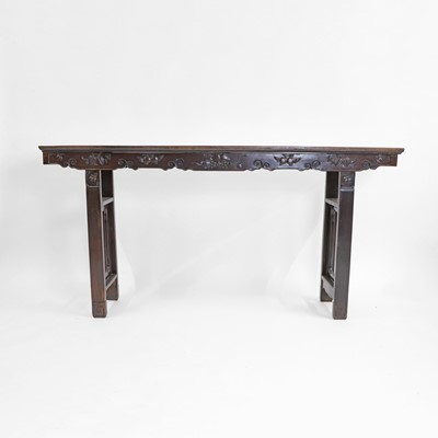 Lot 208 - A Chinese hardwood altar table