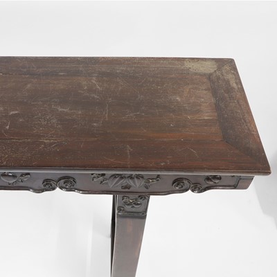 Lot 208 - A Chinese hardwood altar table