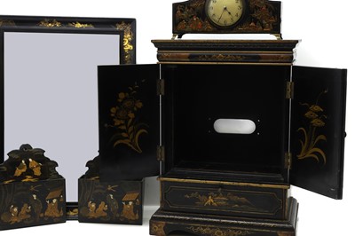 Lot 501 - A collection of japanned furniture
