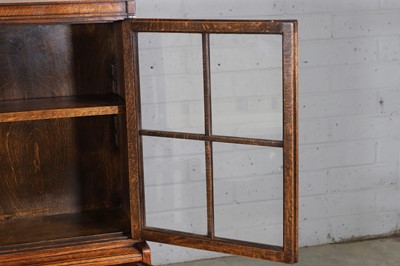 Lot 120 - A Heal's oak glazed bookcase