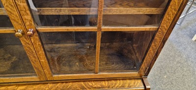 Lot 120 - A Heal's oak glazed bookcase