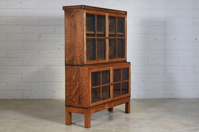 Lot 120 - A Heal's oak glazed bookcase