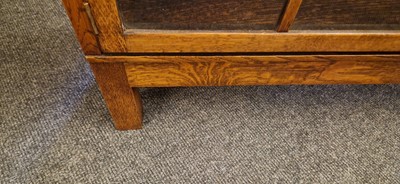 Lot 120 - A Heal's oak glazed bookcase