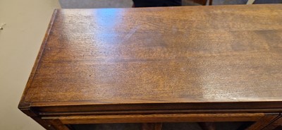 Lot 120 - A Heal's oak glazed bookcase