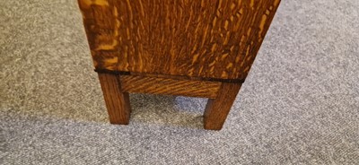 Lot 120 - A Heal's oak glazed bookcase