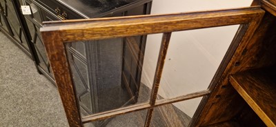 Lot 120 - A Heal's oak glazed bookcase