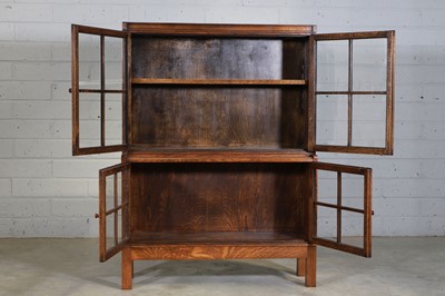 Lot 120 - A Heal's oak glazed bookcase